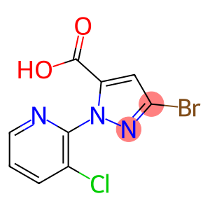 3-溴-1-(3-氯吡啶-2-基)-1H-吡唑-5-羧酸