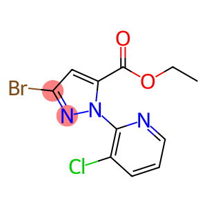 Ethyl 5-bromo-2-(3-chloropyridin-2-yl)pyrazole-3-carboxylate