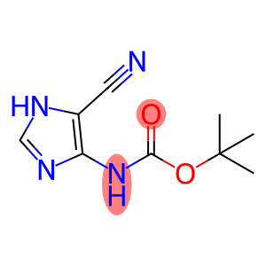 Carbamic acid, (5-cyano-1H-imidazol-4-yl)-, 1,1-dimethylethyl ester (9CI)