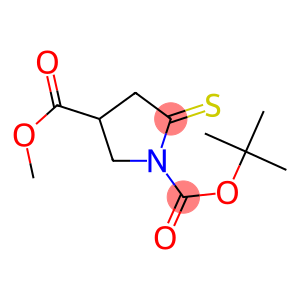 1-tert-butyl 3-methyl 5-thioxo-1,3-pyrrolidinedicarboxylate