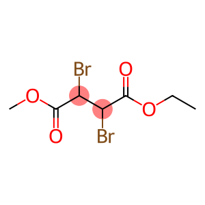 Butanedioic acid, 2,3-dibromo-, ethyl methyl ester (9CI)