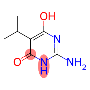4(1H)-Pyrimidinone,2-amino-6-hydroxy-5-(1-methylethyl)-(9CI)