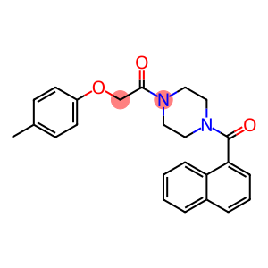 2-(4-methylphenoxy)-1-[4-(naphthalen-1-ylcarbonyl)piperazin-1-yl]ethanone