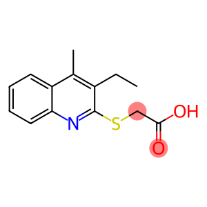 [(3-ethyl-4-methylquinolin-2-yl)sulfanyl]acetic acid