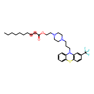 Decanoic acid 2-[4-[3-(2-trifluoromethyl-10H-phenothiazin-10-yl)propyl]piperazin-1-yl]ethyl ester