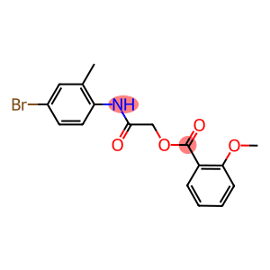 2-(4-bromo-2-methylanilino)-2-oxoethyl 2-methoxybenzoate