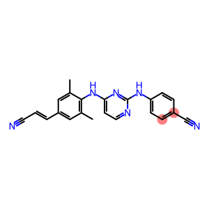 (E)-4-(4-(4-(2-氰基乙烯基)-2,6-二甲基苯基氨基)嘧啶-2-基氨基)苯腈