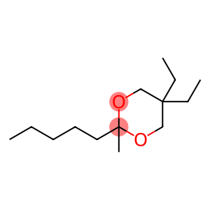 1,3-Dioxane,5,5-diethyl-2-methyl-2-pentyl-(9CI)