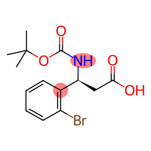 (S)-3-(2-bromophenyl)-3-(tert-butoxycarbonylamino)propanoic acid