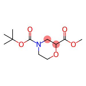 2,4-Morpholinedicarboxylic acid, 4-(1,1-diMethylethyl) 2-Methyl ester