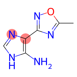 1H-Imidazol-4-amine,  5-(5-methyl-1,2,4-oxadiazol-3-yl)-  (9CI)