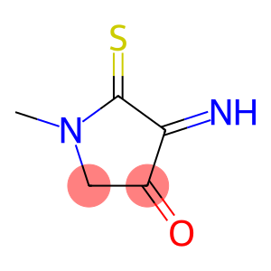 3-Pyrrolidinone, 4-imino-1-methyl-5-thioxo-