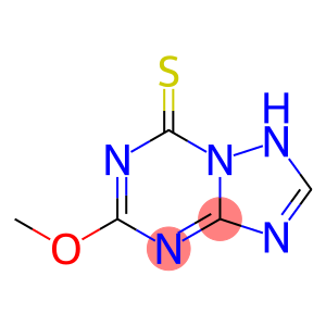 [1,2,4]Triazolo[1,5-a][1,3,5]triazine-7(1H)-thione,5-methoxy-(9CI)