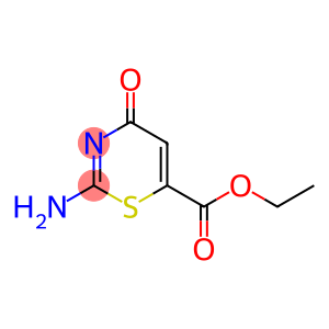 4H-1,3-Thiazine-6-carboxylic acid, 2-amino-4-oxo-, ethyl ester