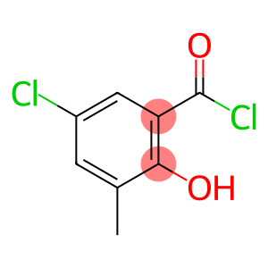 Benzoyl chloride, 5-chloro-2-hydroxy-3-methyl- (9CI)