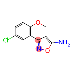 3-(5-CHLORO-2-METHOXY-PHENYL)-ISOXAZOL-5-YLAMINE