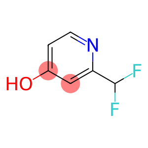4-Pyridinol, 2-(difluoromethyl)- (9CI)
