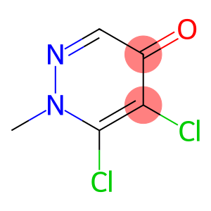4(1H)-Pyridazinone,  5,6-dichloro-1-methyl-