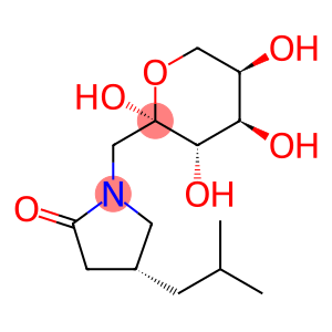 β-D-Fructopyranose, 1-deoxy-1-[(4R)-4-(2-methylpropyl)-2-oxo-1-pyrrolidinyl]-