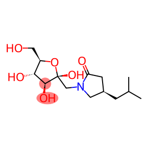 β-D-Fructofuranose, 1-deoxy-1-[(4R)-4-(2-methylpropyl)-2-oxo-1-pyrrolidinyl]-