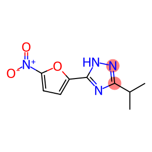 1H-1,2,4-Triazole, 3-(1-methylethyl)-5-(5-nitro-2-furanyl)-