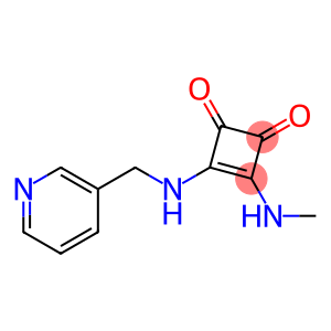 3-Cyclobutene-1,2-dione, 3-(methylamino)-4-[(3-pyridinylmethyl)amino]- (9CI)