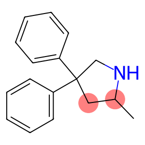 Pyrrolidine, 2-methyl-4,4-diphenyl-