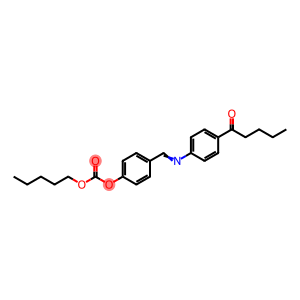 Carbonic acid 4-[[[4-(1-oxopentyl)phenyl]imino]methyl]phenyl=pentyl ester
