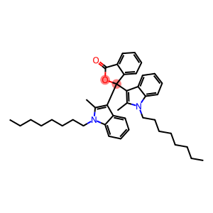 3,3-bis(2-methyl-1-octyl-1H-indol-3-yl)-2-benzofuran-1(3H)-one