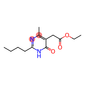 5-Pyrimidineacetic acid, 2-butyl-1,6-dihydro-4-methyl-6-oxo-, ethyl ester