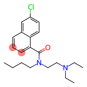 1-Naphthalenecarboxamide, N-butyl-6-chloro-N-[2-(diethylamino)ethyl]-