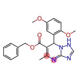 benzyl 7-(2,5-dimethoxyphenyl)-5-methyl-4,7-dihydro[1,2,4]triazolo[1,5-a]pyrimidine-6-carboxylate