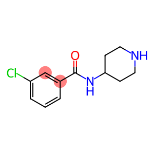 Benzamide, 3-chloro-N-4-piperidinyl-