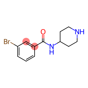 Benzamide, 3-bromo-N-4-piperidinyl-