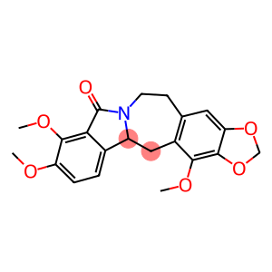 5,6,12b,13-Tetrahydro-9,10,14-trimethoxy-8H-1,3-dioxolo[4,5-h]isoindolo[1,2-b][3]benzazepin-8-one