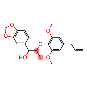 α-[1-[2,6-Dimethoxy-4-(2-propenyl)phenoxy]ethyl]-1,3-benzodioxole-5-methanol