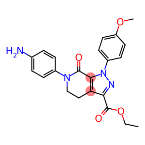 6-(4-Aminophenyl)-1-(4-methoxyphenyl)-7-oxo-4,5,6,7-tetrahydro-1H-pyrazolo[3,4-c]pyridine-3-carboxylic acid ethyl ester