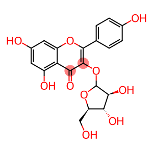 3-(α-L-Arabinofuranosyloxy)-5,7-dihydroxy-2-(4-hydroxyphenyl)-4H-1-benzopyran-4-one