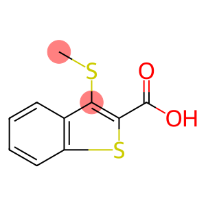 3-(methylthio)benzo[b]thiophene-2-carboxylic acid