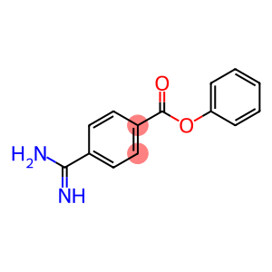 Benzoic acid, 4-(aminoiminomethyl)-, phenyl ester