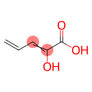 2,4-Pentadienoic acid, 2-hydroxy-