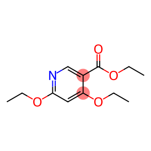 3-Pyridinecarboxylic acid, 4,6-diethoxy-, ethyl ester