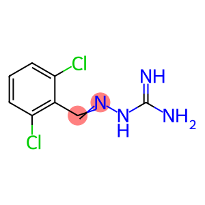 amino{[(2,6-dichlorophenyl)methylidene]hydrazono}methanaminium