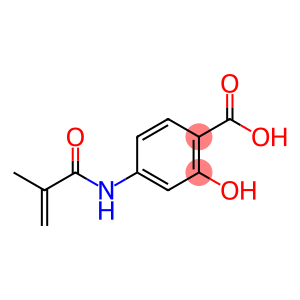 2-hydroxy-4-[(2-methyl-1-oxoprop-2-enyl)amino]benzoic acid