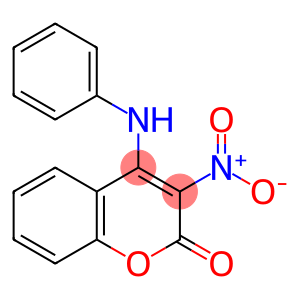 4-anilino-3-nitro-2H-chromen-2-one