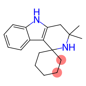 2',3',4',5'-Tetrahydro-3',3'-dimethylspiro[cyclohexane-1,1'-[1H]pyrido[4,3-b]indole]