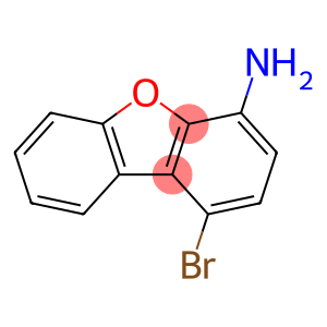 4-Dibenzofuranamine, 1-bromo-