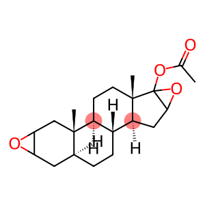(2B,3A,16A.17A)双环氧-17B-乙酰氧基-5Α-雄甾烷