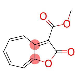 2H-Cyclohepta[b]furan-3-carboxylic acid, 2-oxo-, methyl ester