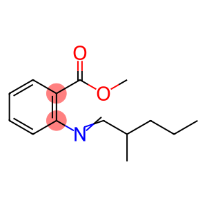 2-[(2-Methylpentylidene)amino]benzoic acid methyl ester
